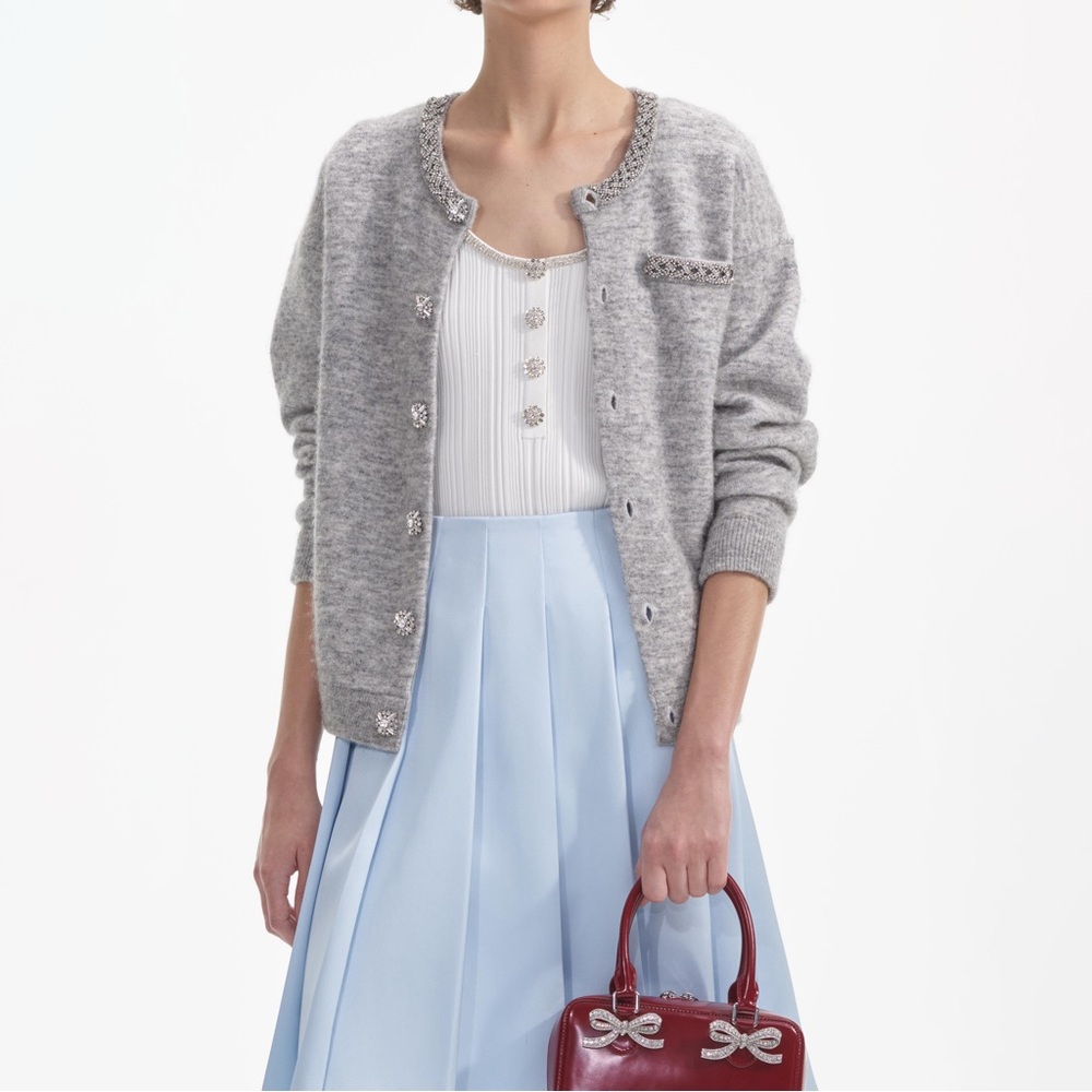 ▪️NWT Self-Portrait Mélange Cardigan